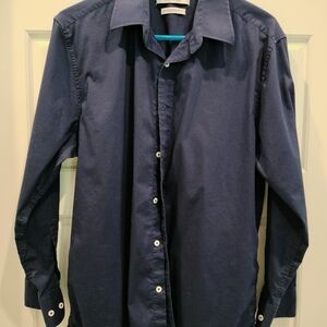 Men's Nick Graham Everywhere Navy Blue Shirt Modern Fit